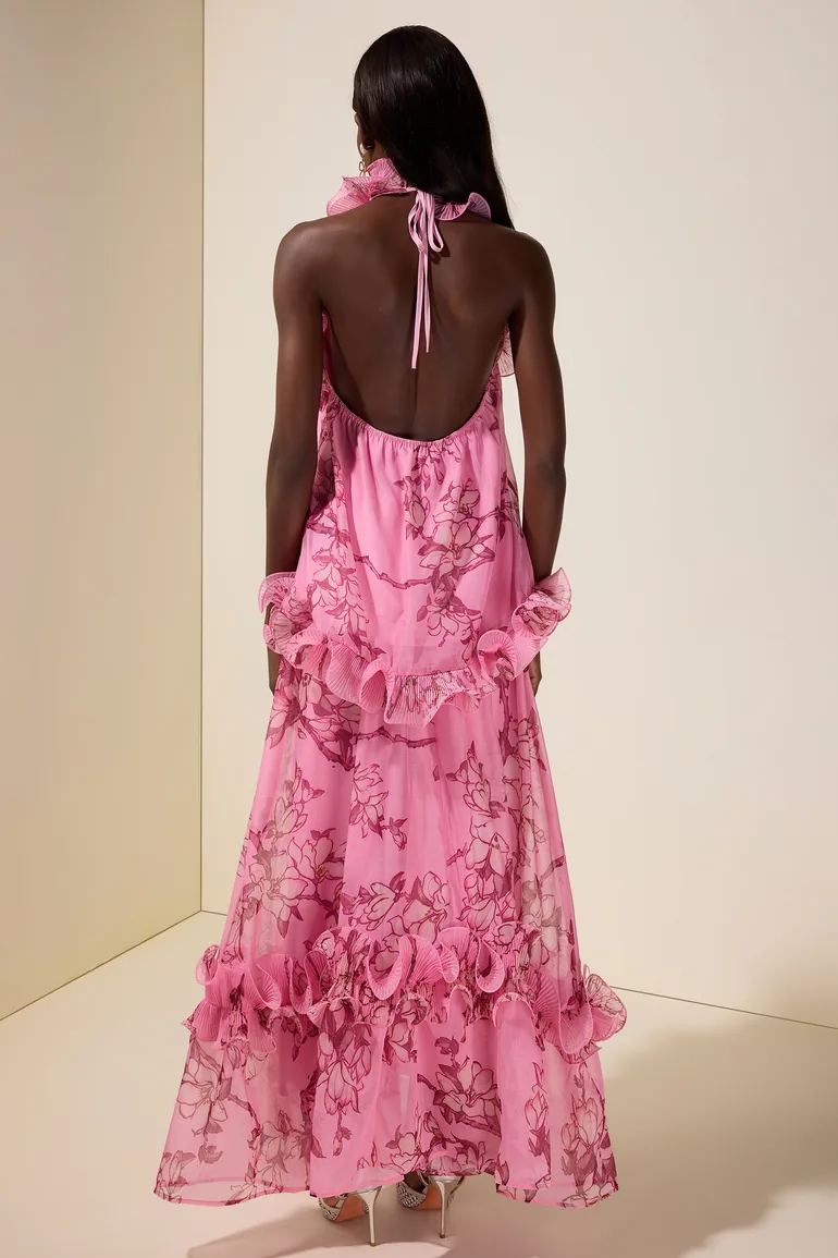 طقم جاردان فو باللون الزهري - 1