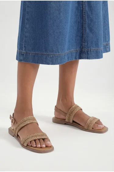 Good For The Soul: Kourtney Rattan Comfort Singback Flat Sandals