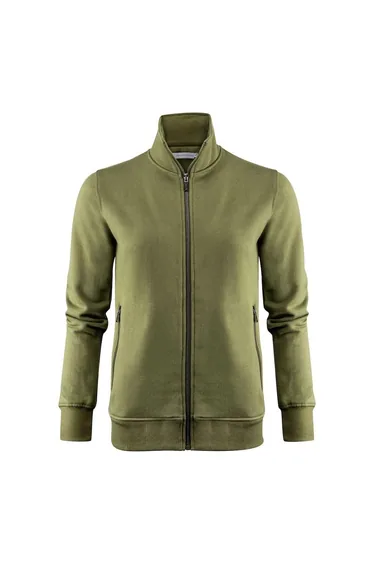 James Harvest Womens/Ladies Melville Full Zip Jacket - Moss Green