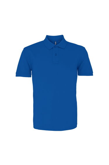 Asquith & Fox Mens Plain Short Sleeve Polo Shirt - Bright Royal