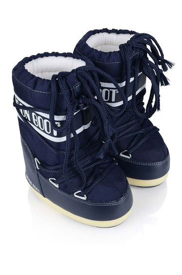Moon Boot Blue Boots