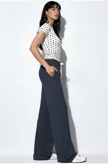 BUSEM Striped Straight-leg Sweatpants