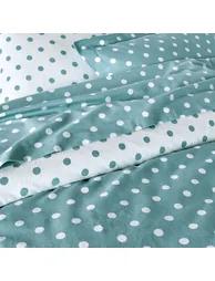 CLARISSE Polka Dot Cotton Flannel Pillowcase - 9