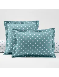 CLARISSE Polka Dot Cotton Flannel Pillowcase