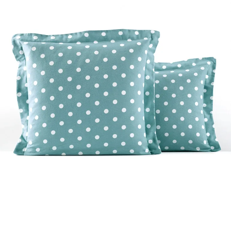 CLARISSE Polka Dot Cotton Flannel Pillowcase - 4