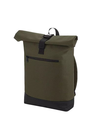 Bagbase Roll-Top Backpack / Rucksack / Bag (12 Litres) - Military Green
