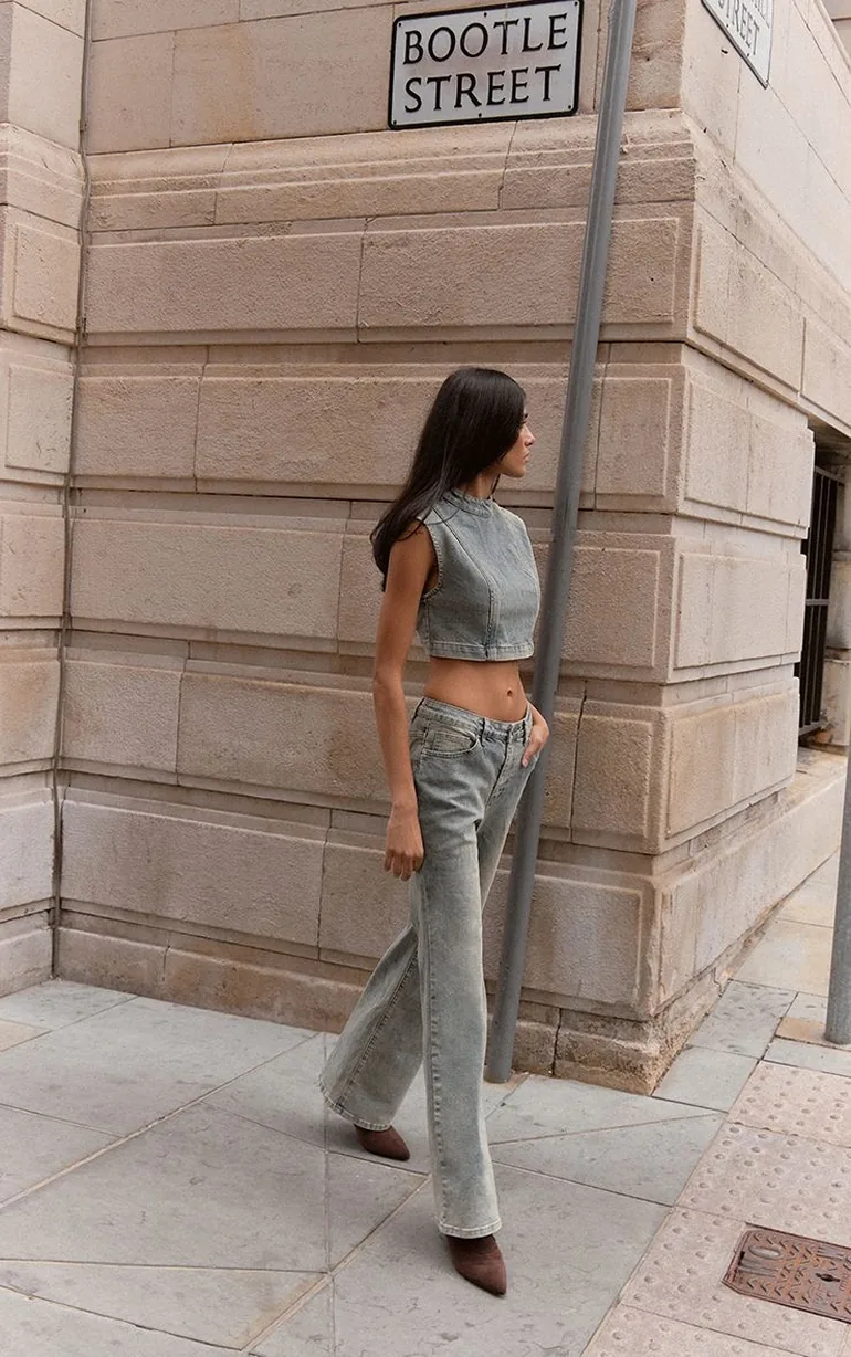Vintage Mid Rise Bootcut Jean - 2