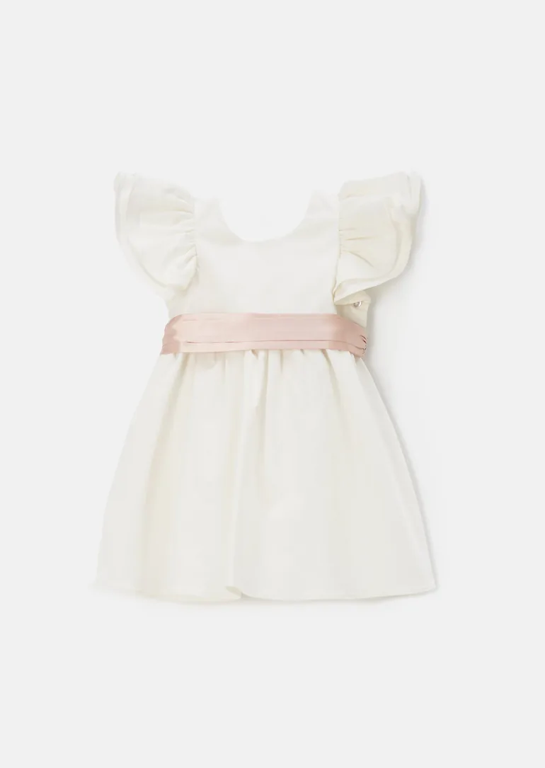 Sylvie Sateen Sash Dress - 1