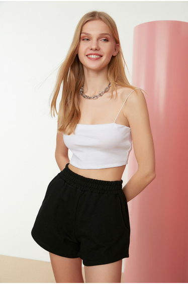 Shorts - Black - Normal Waist