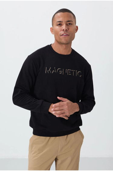 TOMMY Men's Printed Crew Neck Sweatshirt