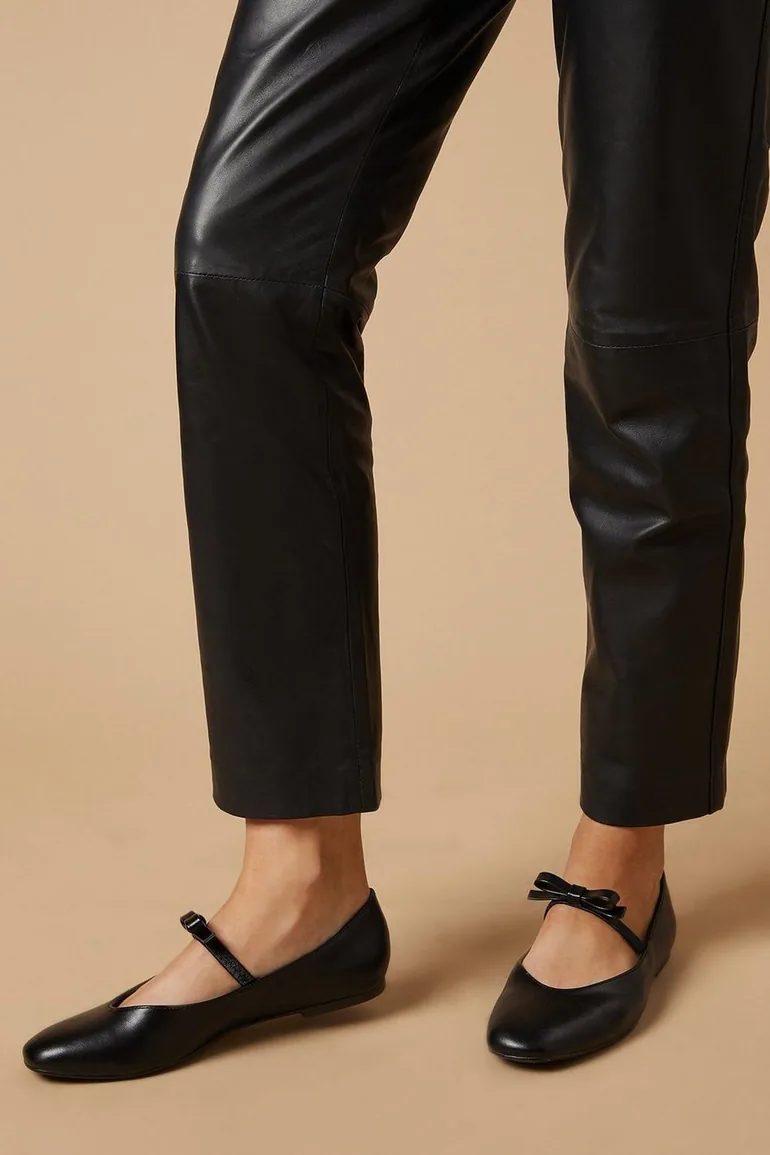 Pippin Bow Detail Mary Jane Ballet Pump - 1