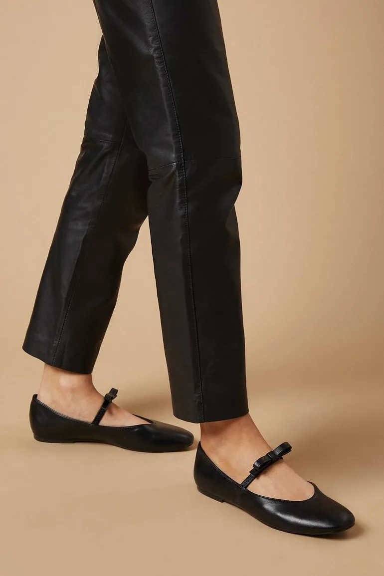 Pippin Bow Detail Mary Jane Ballet Pump - 3