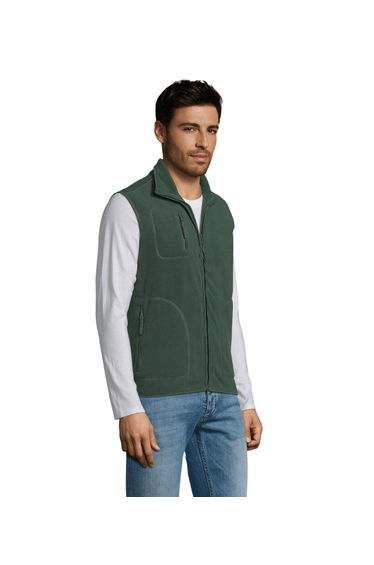 SOLS Norway Unisex Anti-Pill Fleece Bodywarmer / Gilet - Forest Green