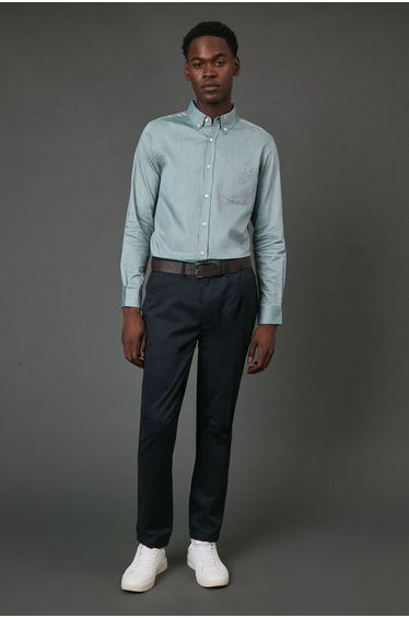 Green Oxford Long Sleeve Shirt