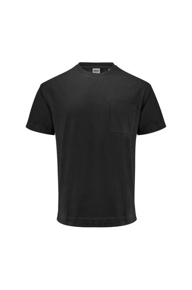 James Harvest Unisex Adult Devons Pocket T-Shirt - Black