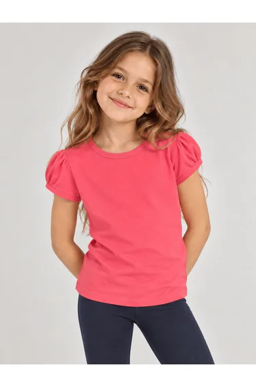 Childsplay Girls Cotton T-Shirt in Pink