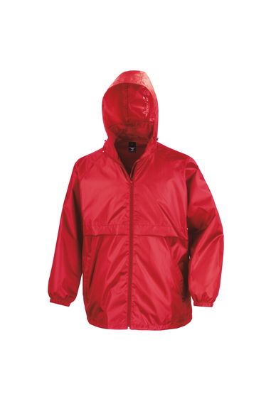 Result Mens Core Lightweight Waterproof Shield Windproof Jacket - Red