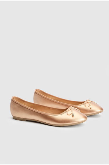 Good For The Sole: Darcy Comfort Bow Detailed Ballerina Flats