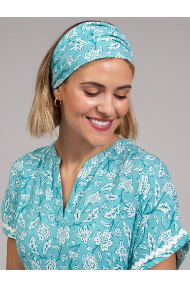 Ocean Bloom Bandana Hairband