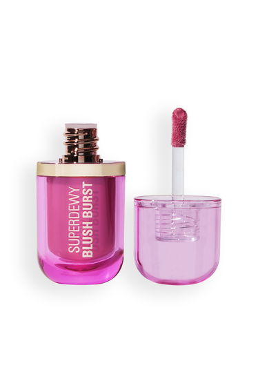 Revolution Superdewy Blush Plump Serum Liquid Blush Bubblegum Burst Pink