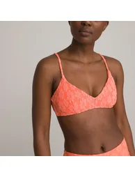 Towelling Triangle Bikini Top