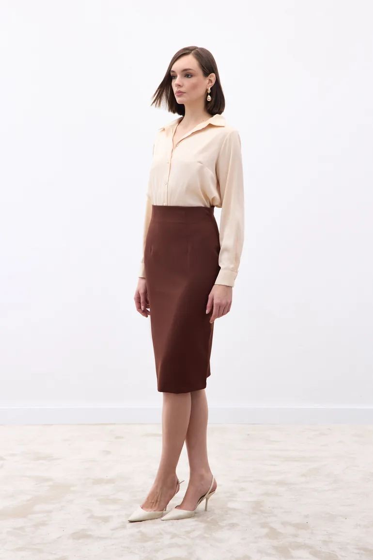 Straight Pencil Skirt - 2