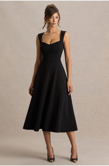 Andromeda | Black Sweetheart Dress