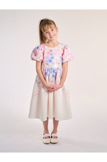 Girls Summer Delight Dress in White