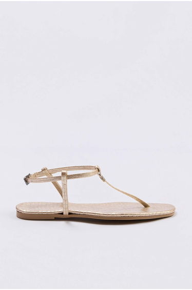 Gold Women's Flip Flop Sandals