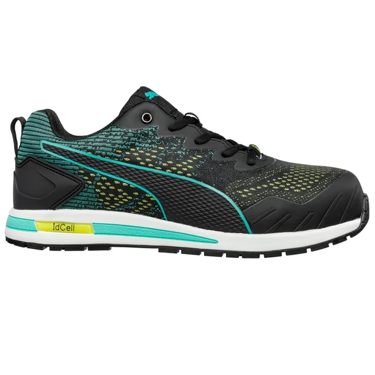 Puma Womens/Ladies Vivid Green Heart Low Trainers - Black/Blue - 3