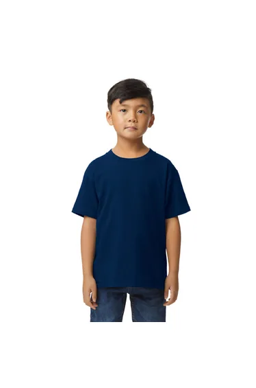 Gildan Childrens/Kids Softstyle Midweight T-Shirt - Navy