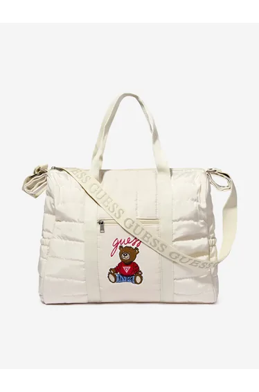 Baby Teddy Bear Changing Bag in Ivory (45cm)