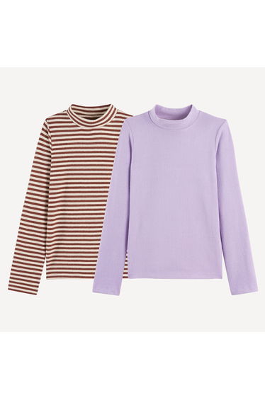 Pack of 2 Warm High Neck Sweatshirts