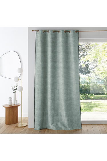 Figuera Chenille Effect Eyelet Curtain