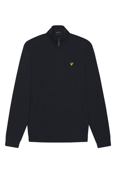 Quarter Zip Knit Navy
