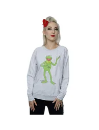 The Muppets Womens/Ladies Classic Kermit Heather Sweatshirt - Heather Grey - 1