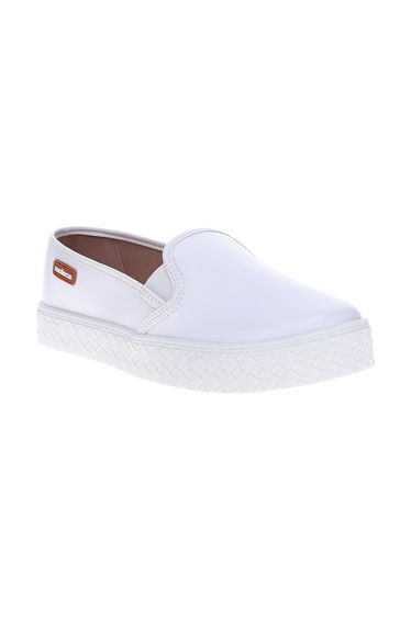 Textured Pointed Toe Ballerinas with Bow Detail