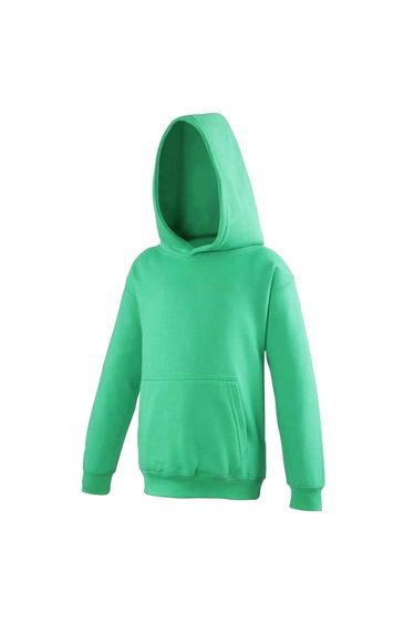 Awdis Kids Unisex Hooded Sweatshirt / Hoodie / Schoolwear - Kelly Green