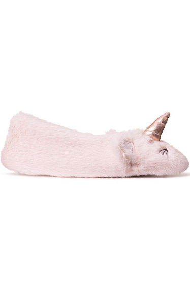 Kids Fluffy Unicorn Slippers