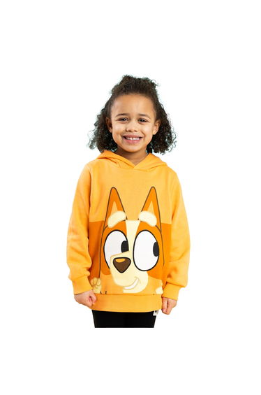 Bluey Childrens/Kids Bingo Hoodie - Orange