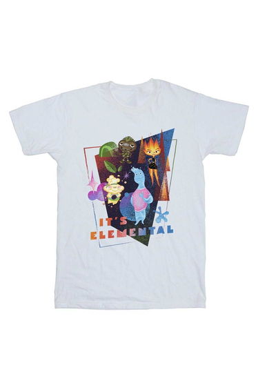 Elemental Girls It´s Elemental Cotton T-Shirt - White