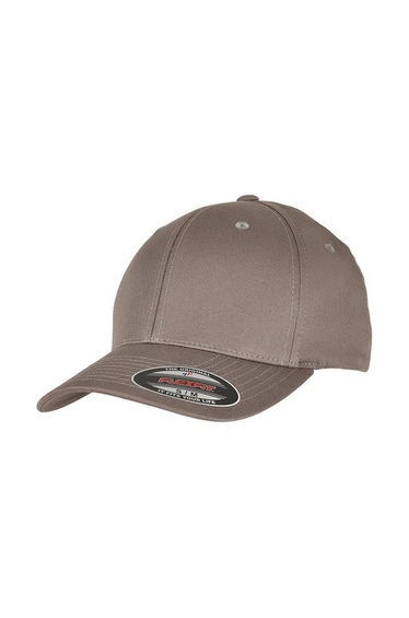 Yupoong Unisex Adult Flexfit Organic Cotton Baseball Cap - Pale Grey