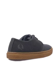 Men's Fred Perry Linden Canvas Trainers in Grey - 2