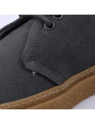 Men's Fred Perry Linden Canvas Trainers in Grey - 6