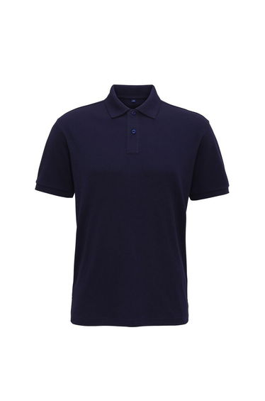 Asquith & Fox Mens Super Smooth Knit Polo Shirt - Navy
