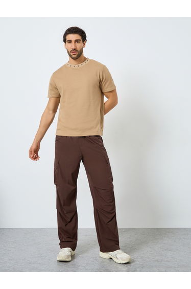 Men Oversized Straight Leg Streetwear Cargo Pants