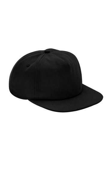 Beechfield Unisex Adult Organic Cotton 5 Panel Baseball Cap - Black