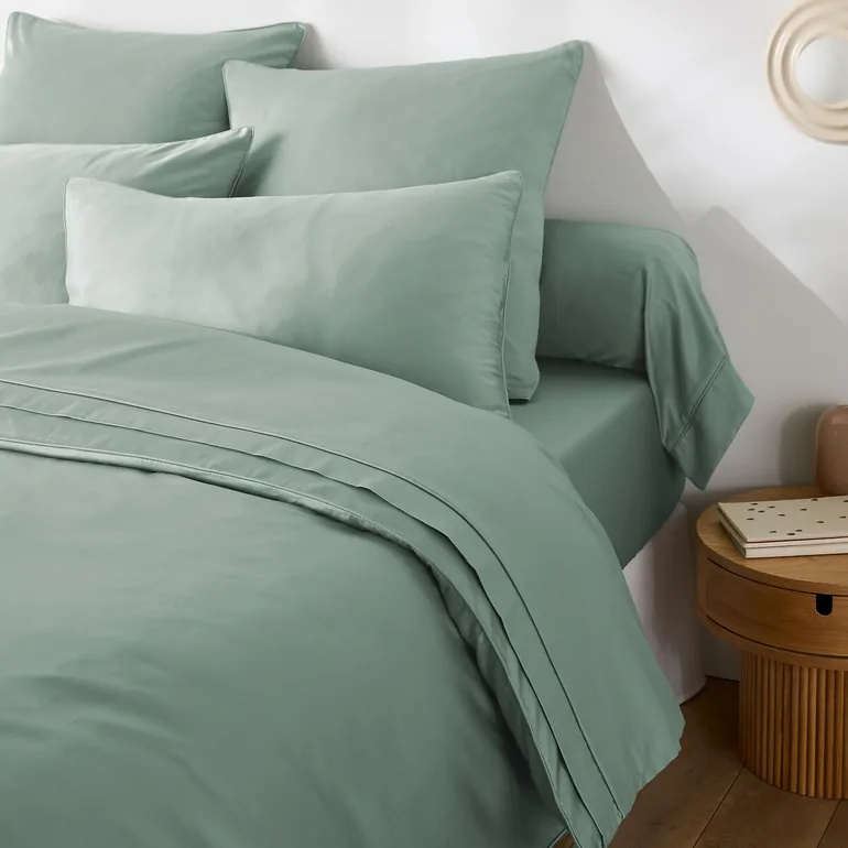 Opale Cotton Sateen Fitted Sheet with 30cm Flap - 3