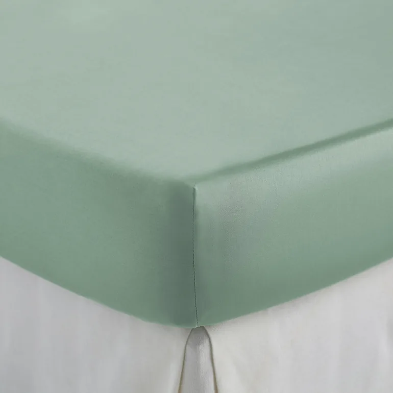 Opale Cotton Sateen Fitted Sheet with 30cm Flap - 1