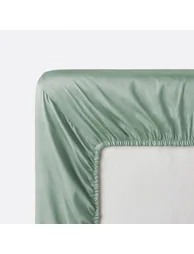 Opale Cotton Sateen Fitted Sheet with 30cm Flap - 2